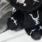Plushie Dreadfuls - Black Anxiety Rabbit Plush Keychain Accessory Keychain