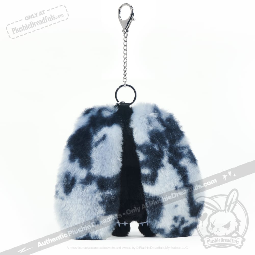Plushie Dreadfuls - Black Anxiety Rabbit Plush Keychain Accessory Keychain
