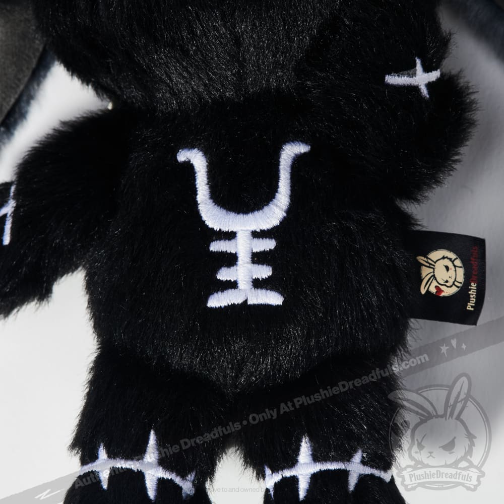 Plushie Dreadfuls - Black Anxiety Rabbit Plush Keychain Accessory Keychain