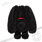 Plushie Dreadfuls - Black Plaid Love Rabbit - Plush Stuffed Animal toy