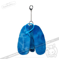Load image into Gallery viewer, Plushie Dreadfuls - Blue Anxiety Rabbit Plush Keychain Accessory Keychain
