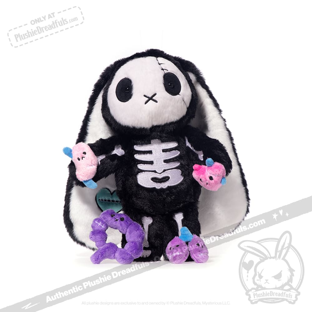 Plushie Dreadfuls - Bone Organ Izer Bunny - Plush Stuffed Animal toy