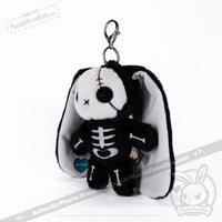 Load image into Gallery viewer, Plushie Dreadfuls - Bone Organ Izer Rabbit Plush Keychain Accessory Keychain
