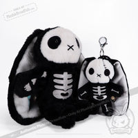 Load image into Gallery viewer, Plushie Dreadfuls - Bone Organ Izer Rabbit Plush Keychain Accessory Keychain
