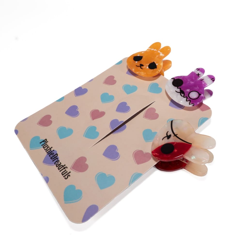 Plushie Dreadfuls - Book Clips hair clip