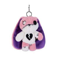 Load image into Gallery viewer, Plushie Dreadfuls - BPD Rabbit Plush Keychain Accessory Keychain
