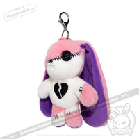 Load image into Gallery viewer, Plushie Dreadfuls - BPD Rabbit Plush Keychain Accessory Keychain
