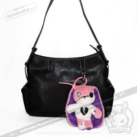 Load image into Gallery viewer, Plushie Dreadfuls - BPD Rabbit Plush Keychain Accessory Keychain
