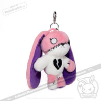 Load image into Gallery viewer, Plushie Dreadfuls - BPD Rabbit Plush Keychain Accessory Keychain
