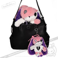 Load image into Gallery viewer, Plushie Dreadfuls - BPD Rabbit Plush Keychain Accessory Keychain
