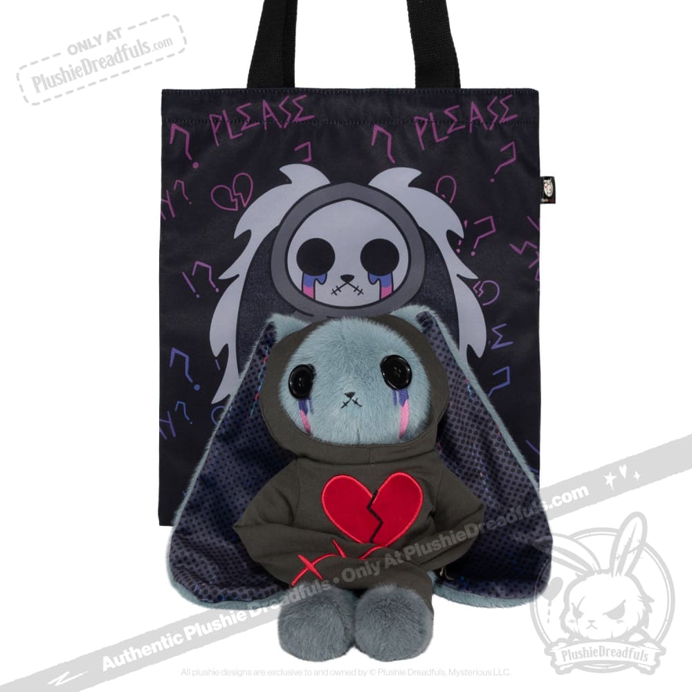 Plushie Dreadfuls - Bullied into Silence Rabbit - Plush Stuffed Animal toy