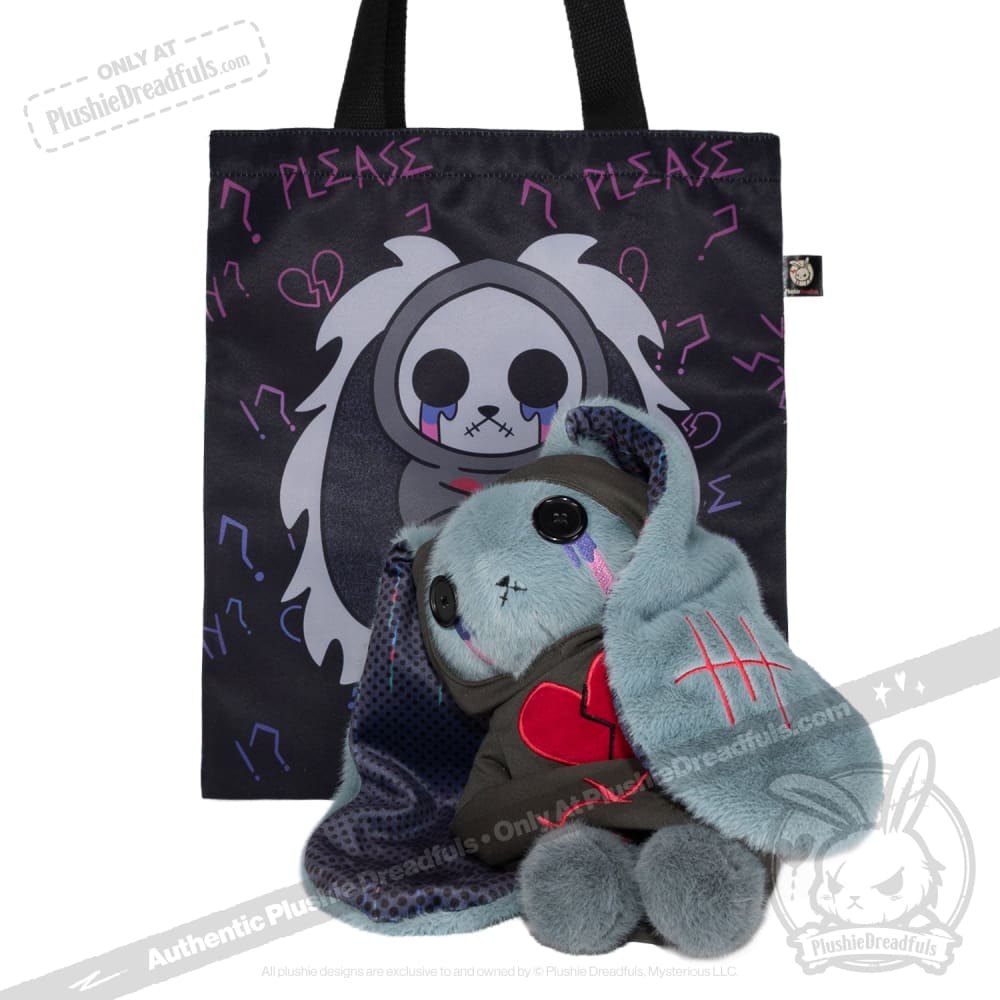 Plushie Dreadfuls - Bullied into Silence Rabbit - Plush Stuffed Animal toy