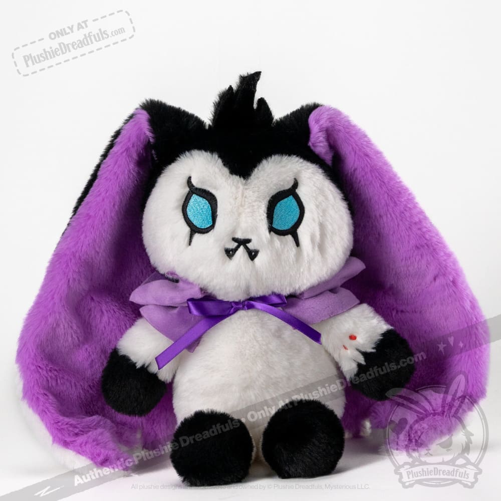 Plushie Dreadfuls - ’Bunny Lugosi’ The Vampire Bunny Plush Stuffed Animal Toy