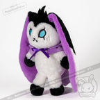 Plushie Dreadfuls - ’Bunny Lugosi’ The Vampire Bunny Plush Stuffed Animal Toy