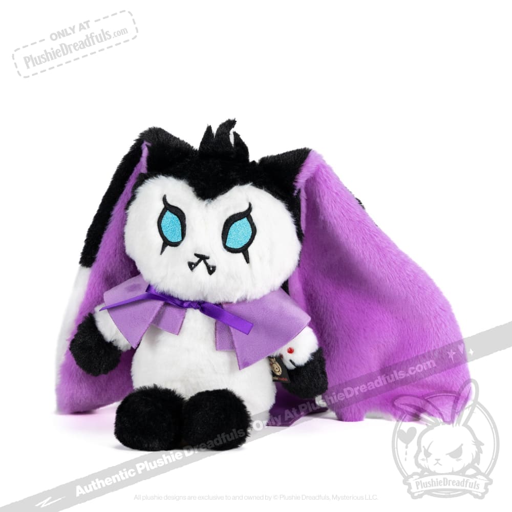 Plushie Dreadfuls - ’Bunny Lugosi’ The Vampire Bunny Plush Stuffed Animal Toy