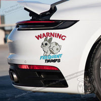 Load image into Gallery viewer, Plushie Dreadfuls - Buns Behaving Bunnly Car Decals sticker
