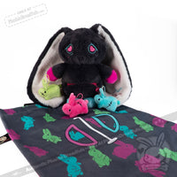 Load image into Gallery viewer, Plushie Dreadfuls - Buns in a Bun Pregnant Rabbit - Plush Stuffed Animal plush
