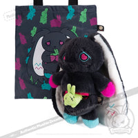 Load image into Gallery viewer, Plushie Dreadfuls - Buns in a Bun Pregnant Rabbit - Plush Stuffed Animal plush
