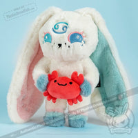 Load image into Gallery viewer, Plushie Dreadfuls - Cancer Rabbit - Plush Stuffed Animal - Mysterious
