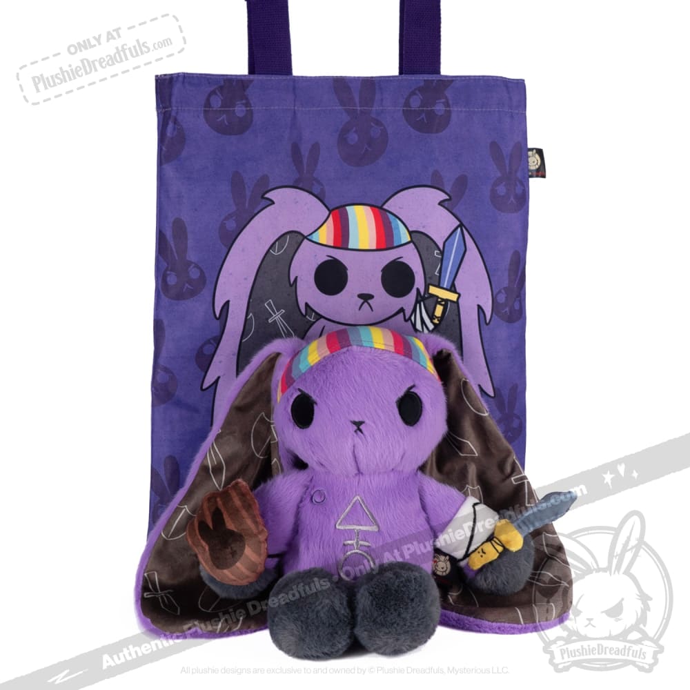 Plushie Dreadfuls - Cancer Warrior Rabbit Plush Stuffed Animal Plush