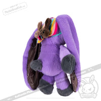 Load image into Gallery viewer, Plushie Dreadfuls - Cancer Warrior Rabbit Plush Stuffed Animal Plush
