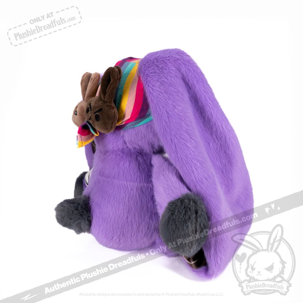 Plushie Dreadfuls - Cancer Warrior Rabbit Plush Stuffed Animal Plush