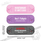 Plushie Dreadfuls - Car Decal Bandaids Sticker