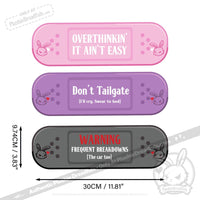 Load image into Gallery viewer, Plushie Dreadfuls - Car Decal Bandaids Sticker
