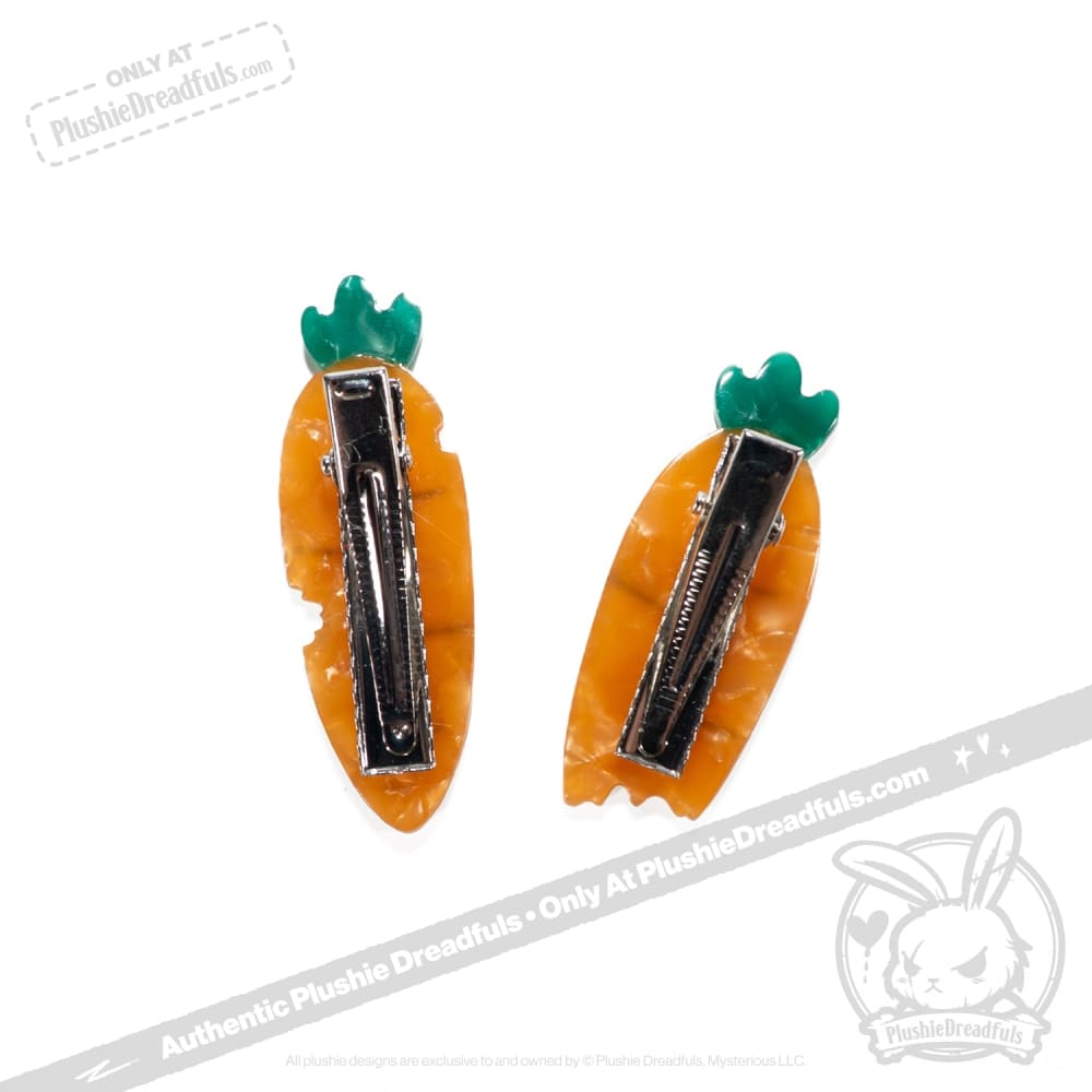 Plushie Dreadfuls - Carrot Clips hair clip