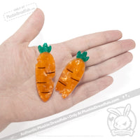 Load image into Gallery viewer, Plushie Dreadfuls - Carrot Clips hair clip
