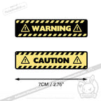 Plushie Dreadfuls - CAUTION Clips hair clip