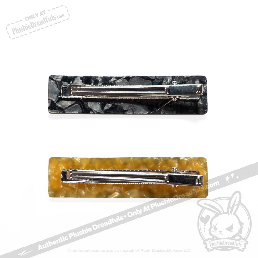 Plushie Dreadfuls - CAUTION Clips hair clip