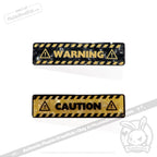 Plushie Dreadfuls - CAUTION Clips hair clip