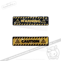 Load image into Gallery viewer, Plushie Dreadfuls - CAUTION Clips hair clip
