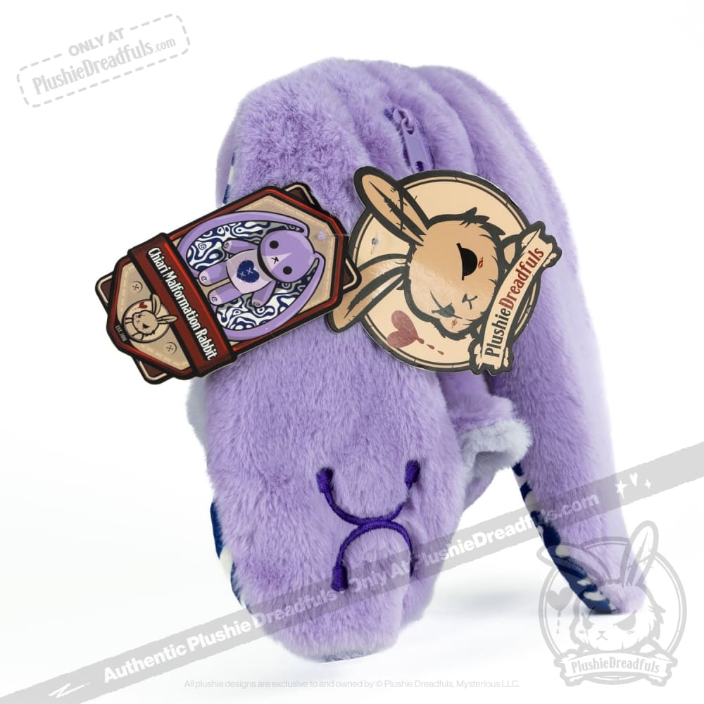 Plushie Dreadfuls - Chiari Malformation Bunny Plush Stuffed Animal Toy