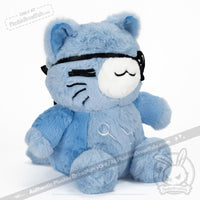 Load image into Gallery viewer, Plushie Dreadfuls - Chronic Fatigue Syndrome Kitty Plush Stuffed Animal Toy
