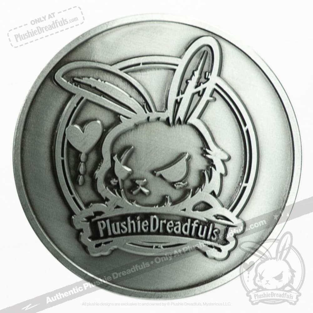 Plushie Dreadfuls Collectible Coin - Zodiac Rabbit - Mysterious
