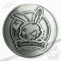 Load image into Gallery viewer, Plushie Dreadfuls Collectible Coin - Zodiac Rabbit - Mysterious
