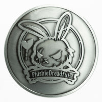 Load image into Gallery viewer, Plushie Dreadfuls Collectible Coin - Zodiac Rabbit - Mysterious
