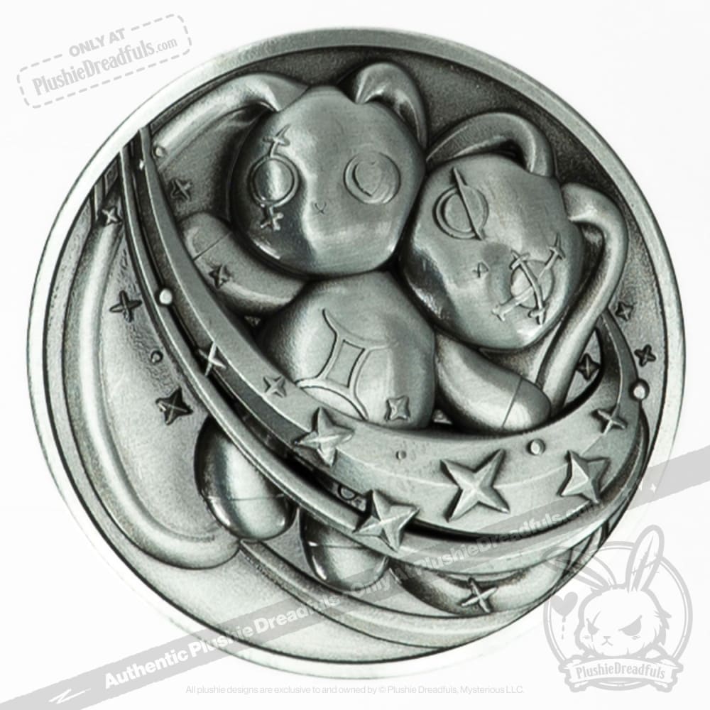 Plushie Dreadfuls Collectible Coin - Zodiac Rabbit - Mysterious