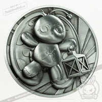 Load image into Gallery viewer, Plushie Dreadfuls Collectible Coin - Zodiac Rabbit - Mysterious
