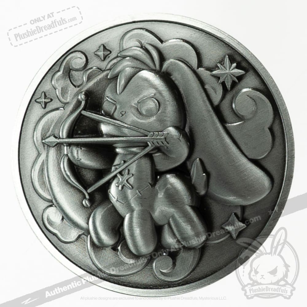 Plushie Dreadfuls Collectible Coin - Zodiac Rabbit - Mysterious