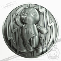 Load image into Gallery viewer, Plushie Dreadfuls Collectible Coin - Zodiac Rabbit - Mysterious

