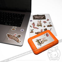 Load image into Gallery viewer, Plushie Dreadfuls Compost Your Enemies Sticker Sheet sticker
