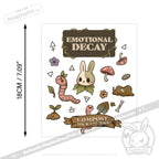 Plushie Dreadfuls Compost Your Enemies Sticker Sheet sticker