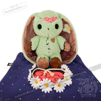 Load image into Gallery viewer, Plushie Dreadfuls - Compost Zombie Rabbit - Plush Stuffed Animal toy
