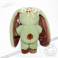 Load image into Gallery viewer, Plushie Dreadfuls - Compost Zombie Rabbit - Plush Stuffed Animal toy
