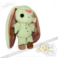 Load image into Gallery viewer, Plushie Dreadfuls - Compost Zombie Rabbit - Plush Stuffed Animal toy
