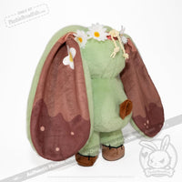 Load image into Gallery viewer, Plushie Dreadfuls - Compost Zombie Rabbit - Plush Stuffed Animal toy
