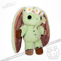 Load image into Gallery viewer, Plushie Dreadfuls - Compost Zombie Rabbit - Plush Stuffed Animal toy
